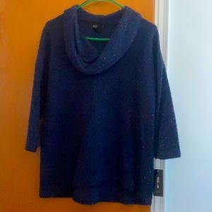 Style & Co - dark blue cowl neck sweater